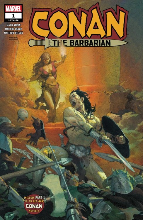 By Crom, the greatest sword-and-sorcery hero returns in an all-new ages-spanning saga by Jason Aaron