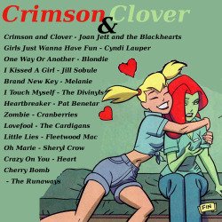 uchidachi:  Crimson &amp; Clover: A classic rock Harley/Ivy fanmix for Femslash February!