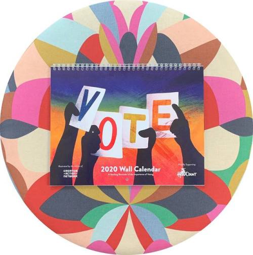 Did you know our brand new Vote 2020 wall calendar gives back to HeadCount and independent artists? 