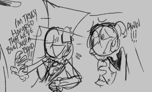 Badly Made Sketches With Tk As Alastor And Croissant As Charlie!!!