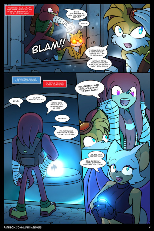 marikazemus34: Sonic Boom: Echidna Nights (Page 1 - 8) This comic is available for everyone, but the two most recent pages will remain on my Patreon until its completion: https://www.patreon.com/marikazemus 