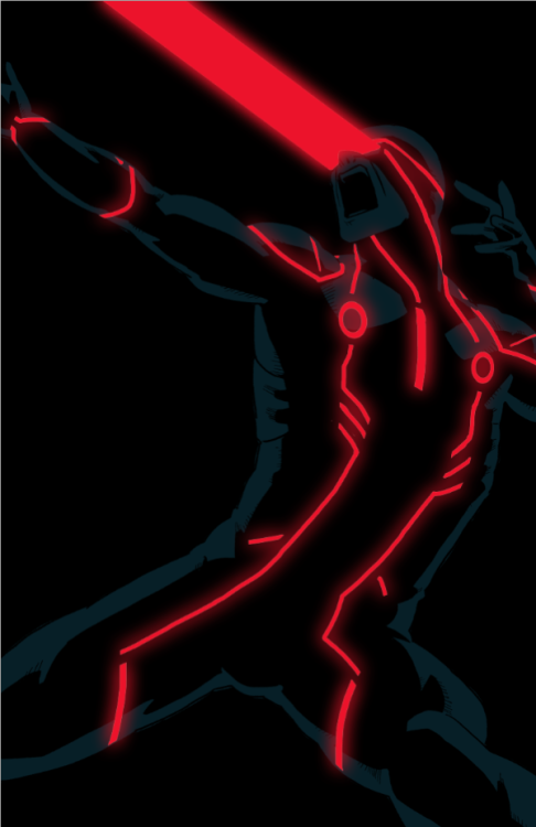 huhloween:  Marvel + Tron // Artwork by Kris Anka 