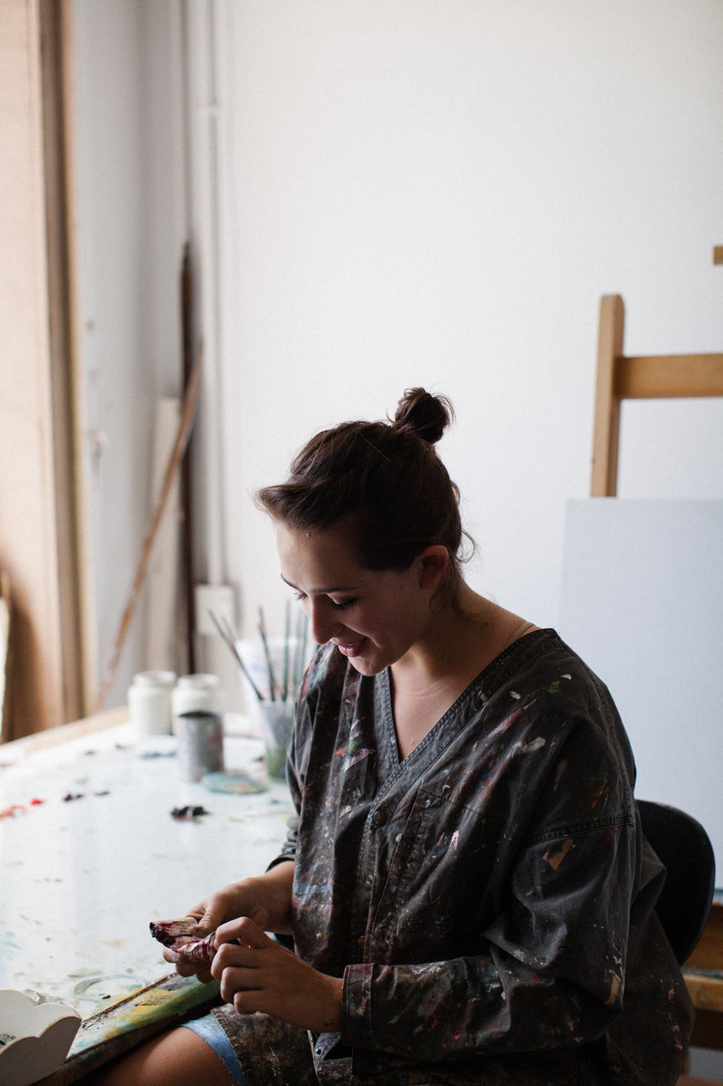 thesoutherly:Artist Emma Fineman by Harry Glazier