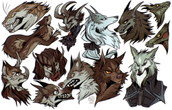 tetramera:Sketches! Many a dog.