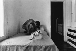 foxesinbreeches:  Untitled (Couple with cats)