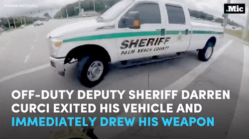 This officer pulled a gun on a black motorcyclist for seemingly no reason: