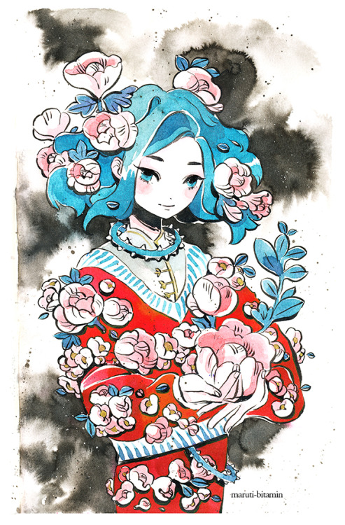 maruti-bitamin:  ink + watercolour