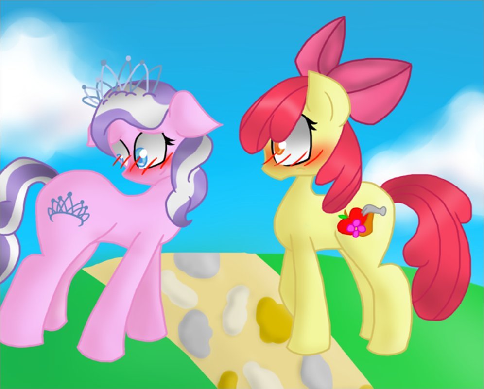 mlp-shipping-challenge:  AppleTiara! I find this adorable, in a way, even though