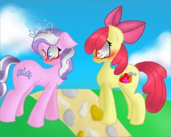 Mlp-Shipping-Challenge:  Appletiara! I Find This Adorable, In A Way, Even Though
