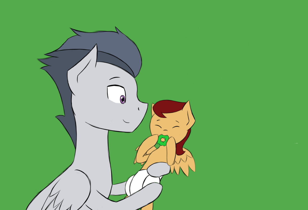 motherlyscootaloo:  Guest Art By: Taswel  Aww~ x3