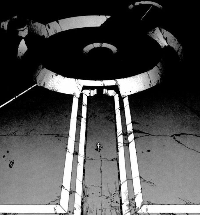 hopelessromanticslovesickpoets:Akira landscapes Katsuhiro Otomo