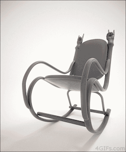 4gifs:  Rocking chair. via 