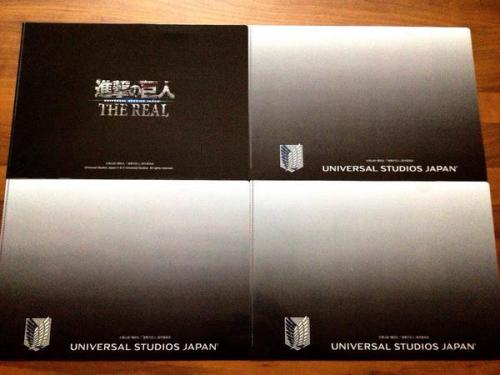  Some additional merchandise from SNK THE REAL at Universal Studios Japan! (Source)  Beautiful backdrops!