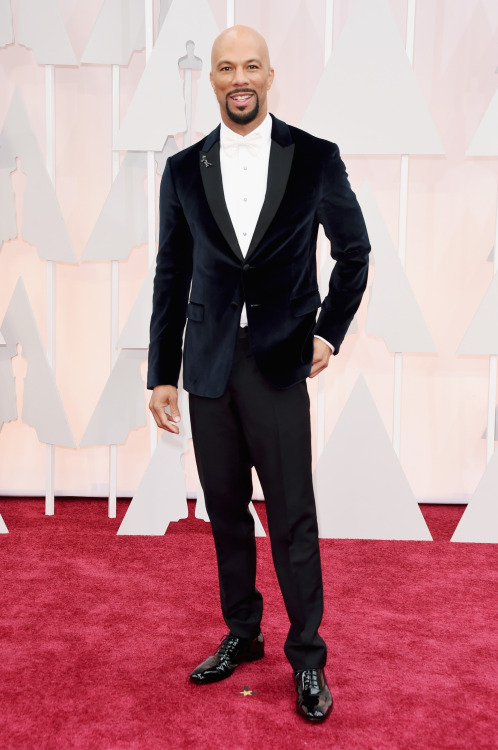 celebritiesofcolor:Common attends the 87th Annual Academy Awards at Hollywood &amp; Highland Cen