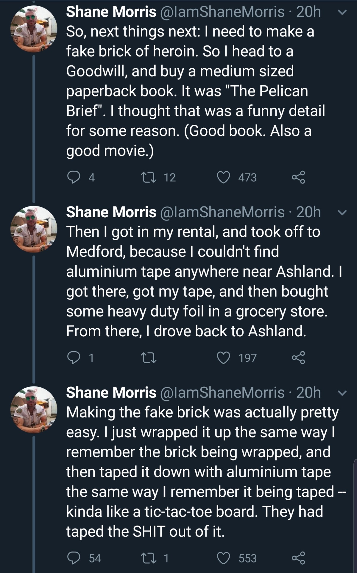 johnbrowndidnothingwrong:  lala-the-rebel:  catchymemes:    Holy fuck-  https://medium.com/@IamShaneMorris/i-lied-i-made-the-whole-thing-up-now-im-in-huge-trouble-e59da5831105