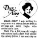 babyspacebatclone:asexualsartemis:This is wonderful.For people who can’t see the image for some reason:It’s a “Dear Abby” column, published in 1995. The letter writer, “Not Looking for a Girlfriend in New Jersey,” identifies as a 53 year old