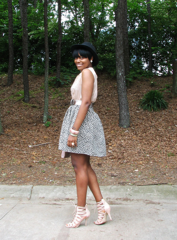 blackfashion:  » [rose pink] + leopard « 