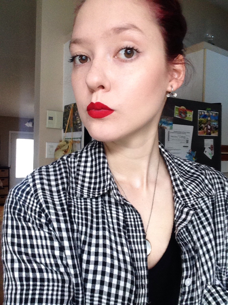 I was so proud of myself that day for not messing up my lips or anything on my face