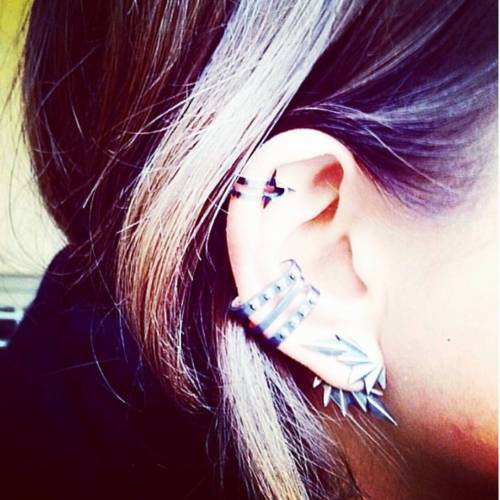 STACKED STUDS CURRENT OBSESSION  MARIA BLACK JEWELRY  NEW COLLECTION IN STORE NOW! OPEN &lsquo;T