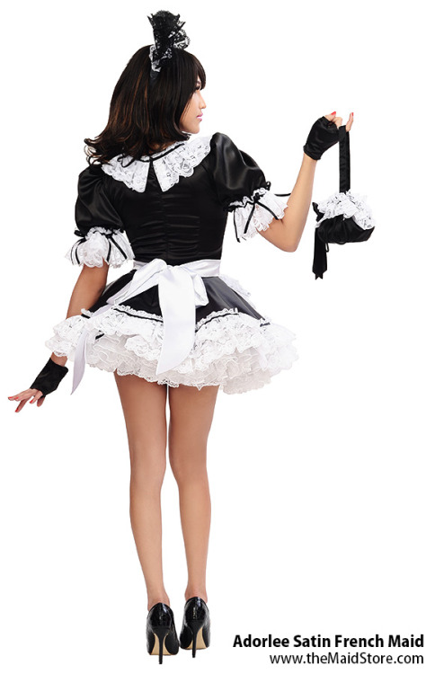 thefrenchmaids: Pretty Adorlee satin French Maid