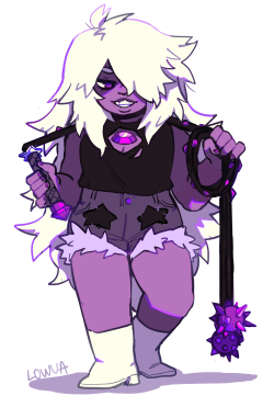 lowua: had the urge to draw amethyst cuz