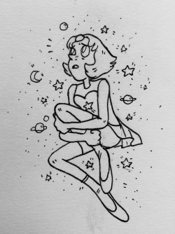 ghostyarts:  Inktober pearl 