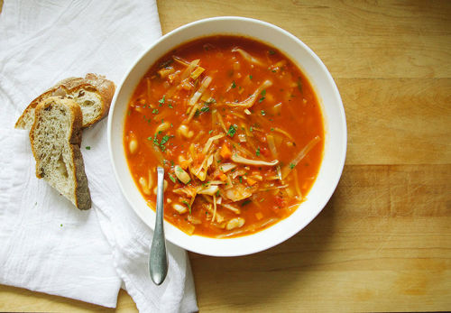 cabbage &amp; white bean stew