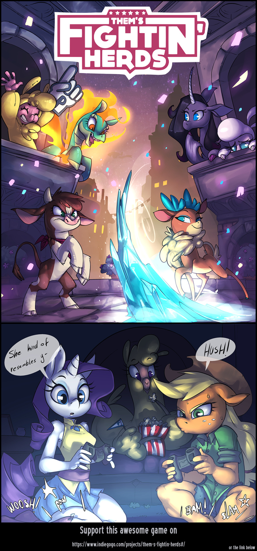 atryl:  Them’s Fightin’ Herds - INDIEGOGO - READ!  (higher resolution here) Hey