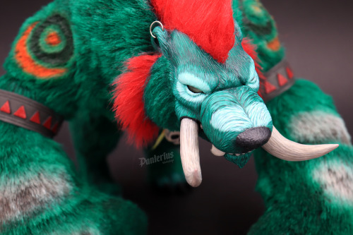 Concept Might of the Grizzlemaw + TrollToy for patron. Handmade toy.Height: 23 сm ( 9 inch)Width: 20