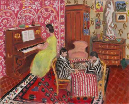 Pianist and Checker Players - Henri Matisse 1924