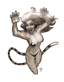 Comicsodissey:  Tigra Commission By Stephaneroux  