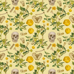 obsessedwithskulls:  Cool pattern design