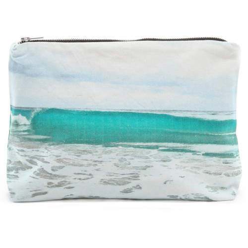 Samudra Tulum Wave Pouch ❤ liked on Polyvore (see more canvas purses)