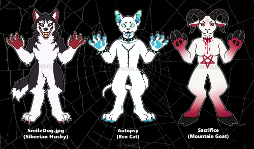 My second batch of adopts for October These ones are horror themed!! $28 each, please send an ask or