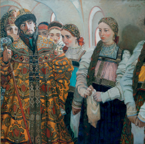 russian-style:Svetlana Golubechkova - Tsar choosing a brideThat was a tradition in Russia in 16th-17