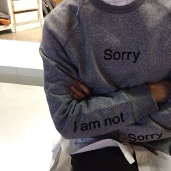 n-ul:  i am not sorry 