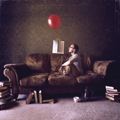 fer1972:  My Life with Books: Photomanipulations by Joel Robison (Dedicated to bookporn and every single book lover in the world)