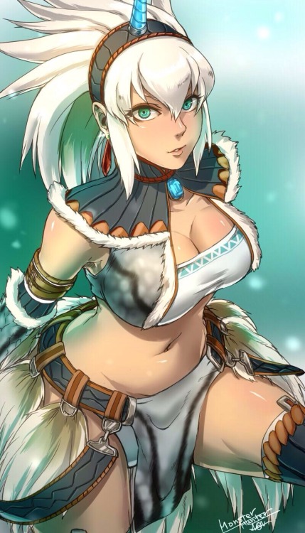 crimsonqurupeco:Please remember to source!キリン装備 | -Ｎ◎Ｎ- [pixiv]   Snap, aside from the glowing blue horn on her headpiece, this looks amazing…hey, where’s the hate mail? I made my personal opinion known,  I demand to recieve