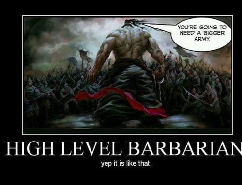 Don&rsquo;t bring a puny army to a barbarian fight!#gaming #gamer #RPG #hobby #roleplaying #roleplay