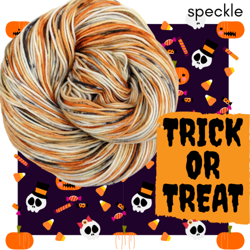 Trick or Treat! Smell my feet! Give me yarn to knit something neat! We are proud to feature our most