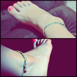 mcastillos:  #inlove #anklet #pink #pacsun