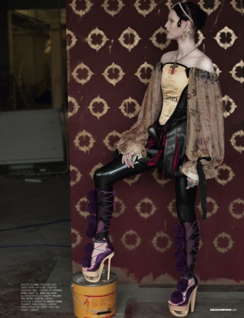 Dazed & Confused editorial, styled by Kate Shillingford and photographed by William Selden, Nove