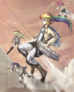 epicbroniestime:  Attack on Ponies by *UC77