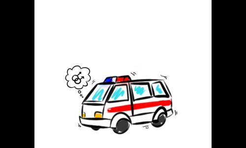 Horny ambulance on a mission