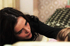 :  I tightened my grip on her arm, digging my nails in to get her attention. She flinched.