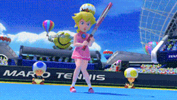 absolutepineapple:  Mario Tennis: Ultra Smash- Mega Mushrooms   giant women~ &lt;3