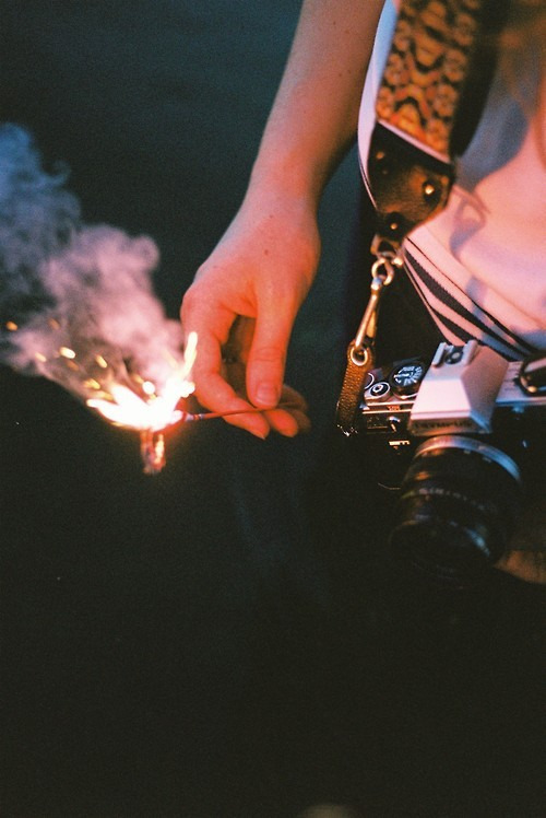 Sparkler on We Heart It. weheartit.com/entry/76338899/via/ohcalif0rnia
