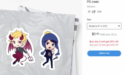 potatosp: hi everyone creek phone destroyer stickers are available on my redbubble store!they come t