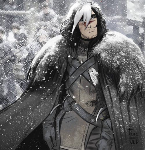 taradrawsvld: Long haired Shiro + snow + fighting zombies ( space zombies, snow zombies…) + dieing f