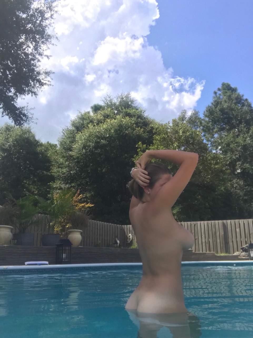 somethingcrazyhot:  Poolside ft my ever-present tanlines